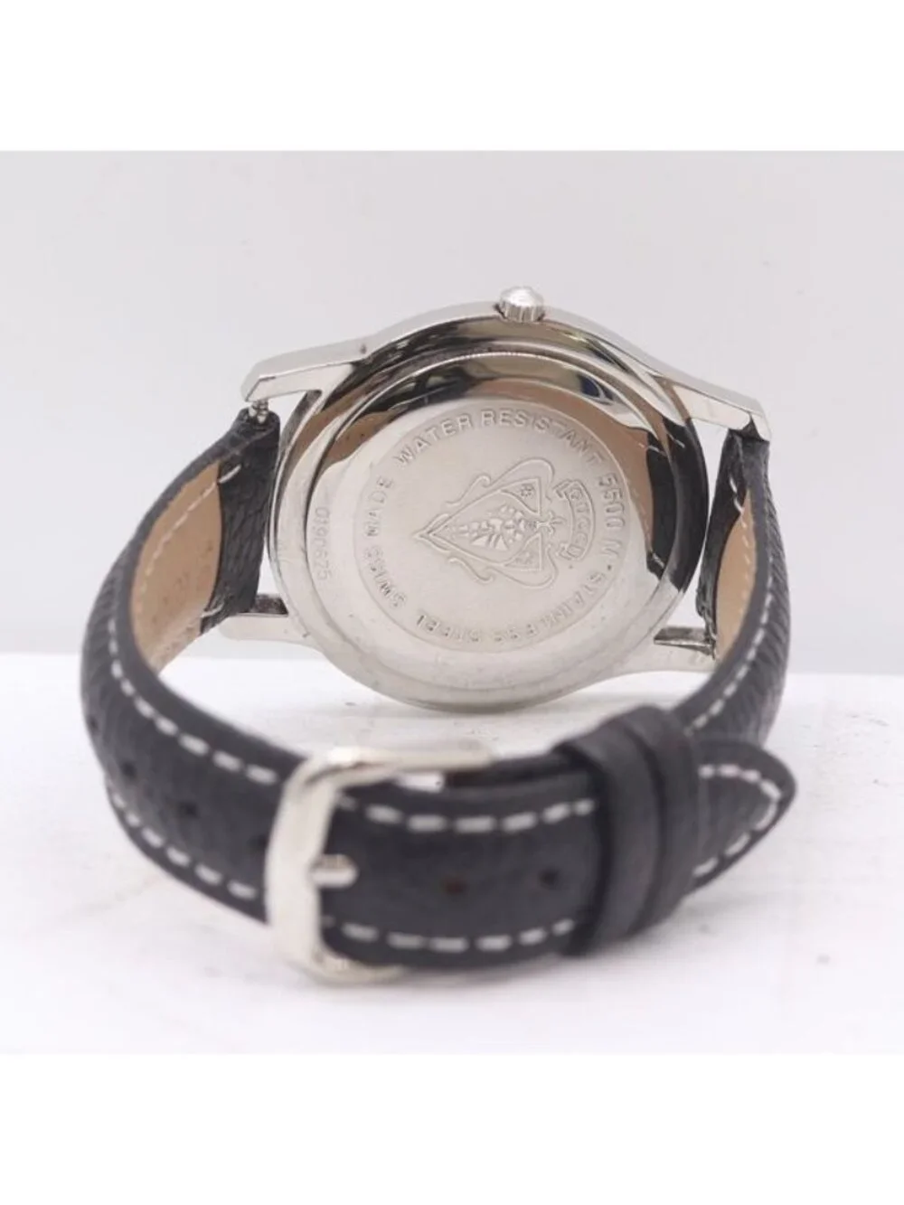 Gucci Quartz Date Black Dial Watch